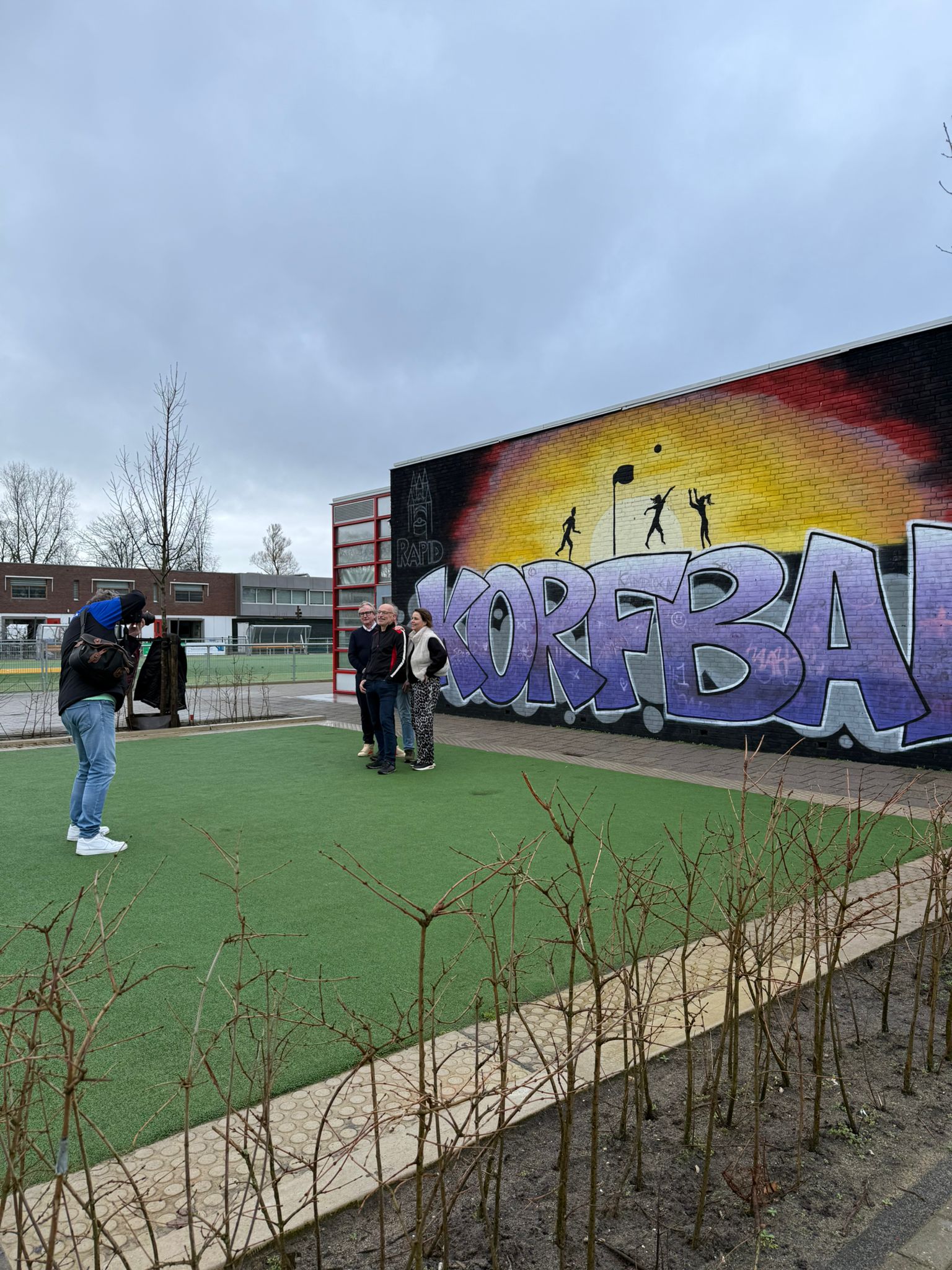 SportDaad bij de sportlocatie in Haarlem